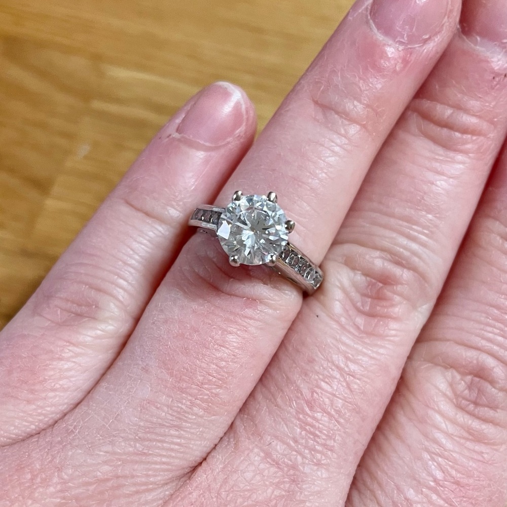 CZ ring, size 5